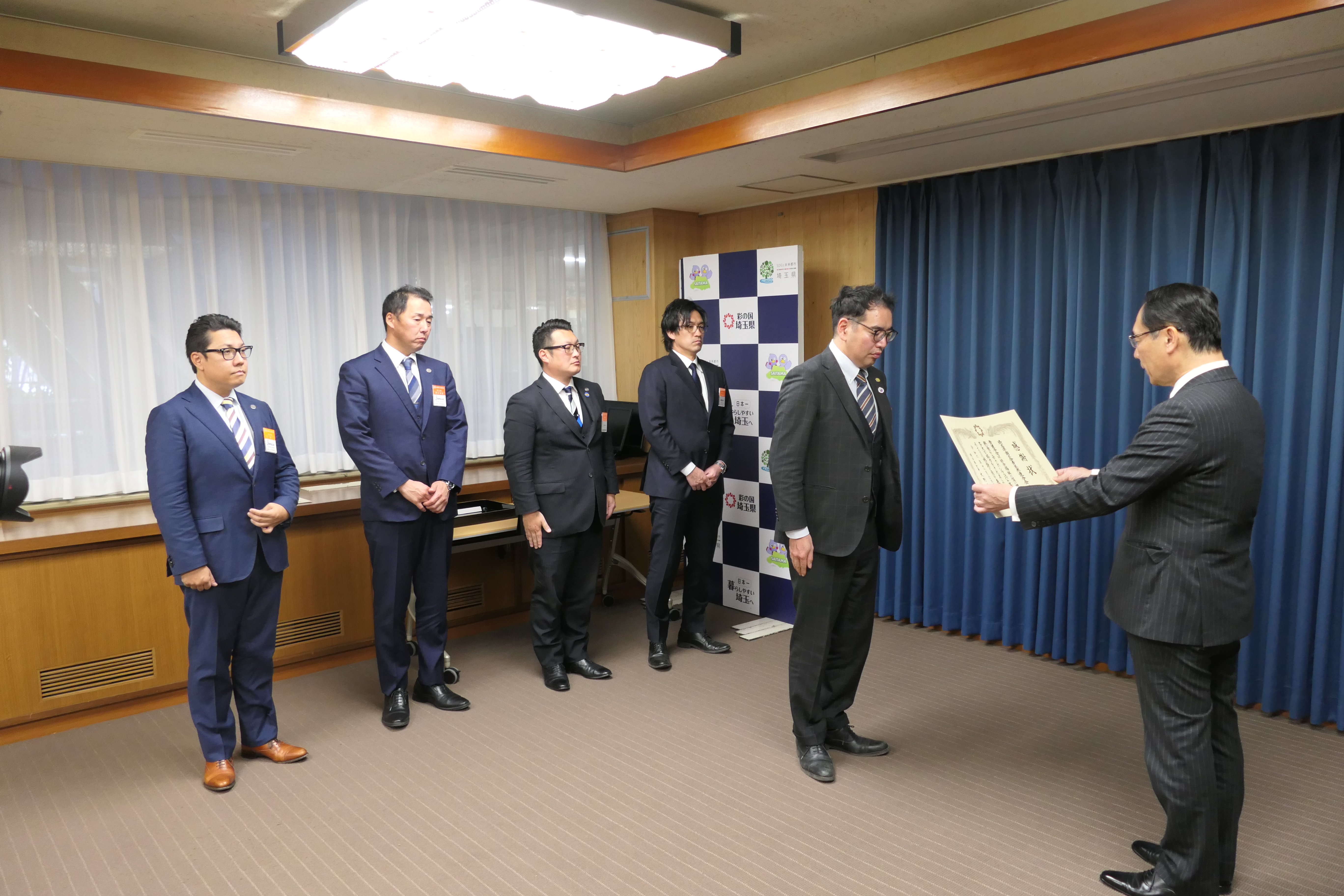 感謝状贈呈式の様子③の画像